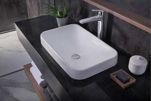 Toto TLG03305U#BN GS Deck-Mounted Fixed 1.2-GPM Single Handle Bathroom Sink Faucet - BNGBath