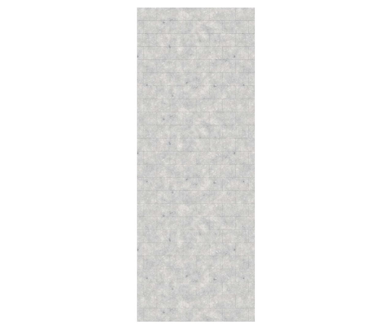 MTMK-9638-1 38 x 96 Swanstone Metro Subway Tile Glue up Bathtub and Shower Single Wall Panel  - BNGBath