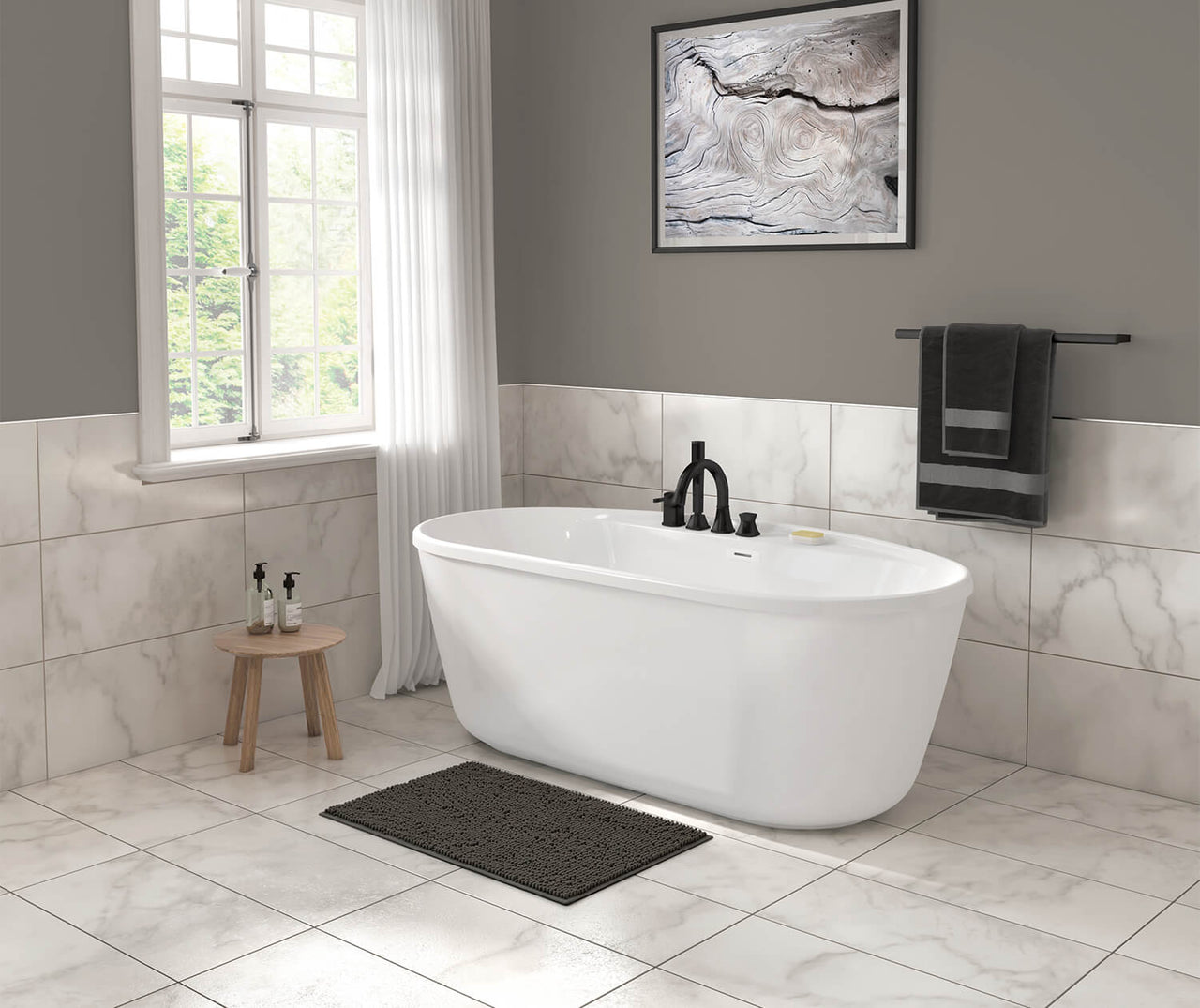 Eldora 5832 AcrylX™ Freestanding Bathtub - BNGBath