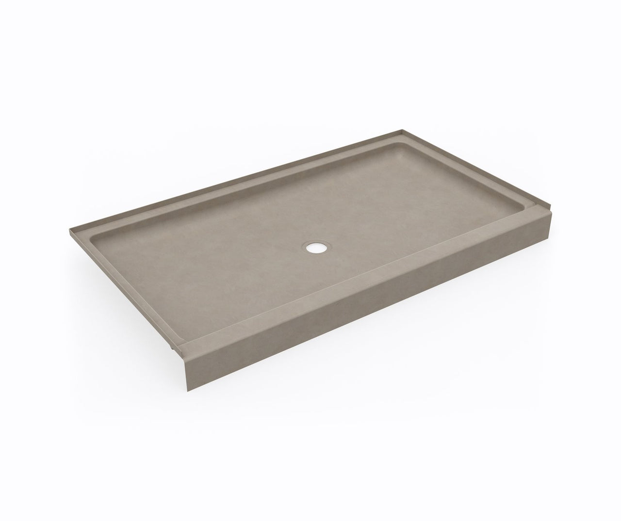 SS-3460 34 x 60 Swanstone Alcove Shower Pan with Center Drain Limestone