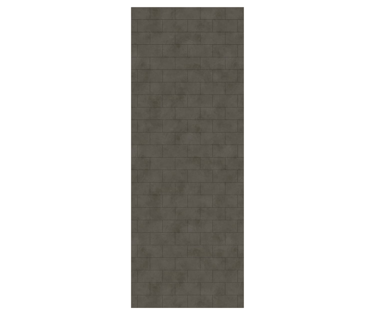 MTMK-9634-1 34 x 96 Swanstone Metro Subway Tile Glue up Bathtub and Shower Single Wall Panel  - BNGBath