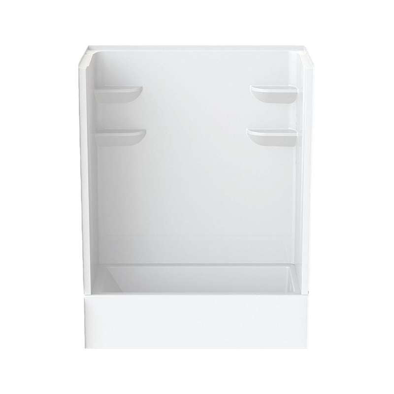 60-In X 32-In X 79-In A2 Composite Alcove Tub-Shower Unit With Left or Right Drain In White - BNGBath