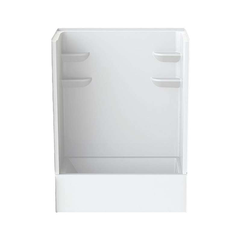 60-In X 32-In X 82-In A2 Composite Alcove Tub-Shower Unit In White - BNGBath