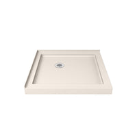 Thumbnail for DreamLine SlimLine 36 in. D x 36 in. W x 2 3/4 in. H Double Threshold Shower Base - BNGBath