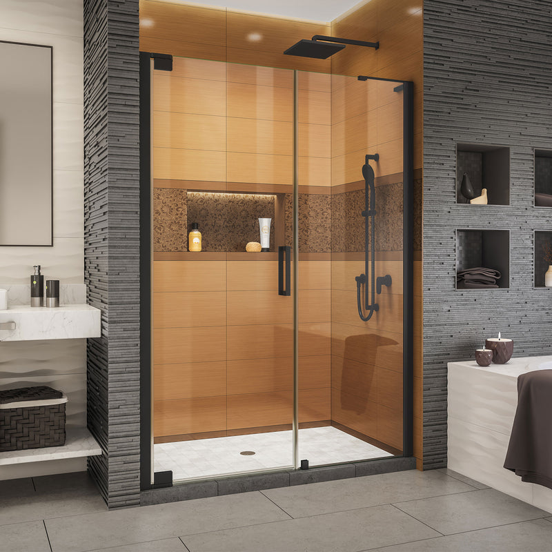 DreamLine Elegance-LS 56 - 58 in. W x 72 in. H Frameless Pivot Shower Door - BNGBath