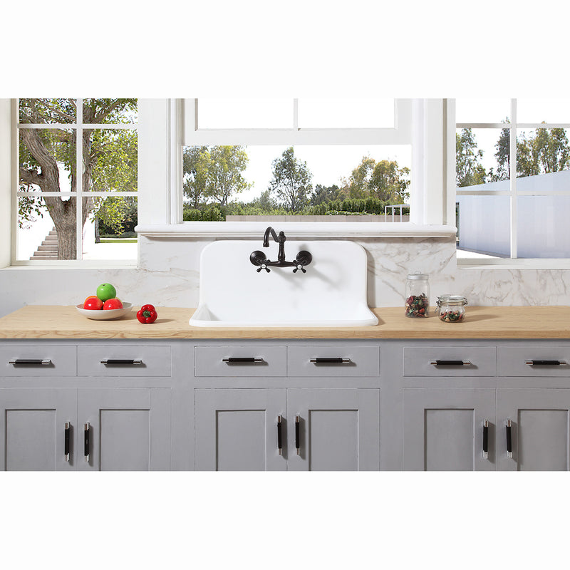 Gourmetier Arcticstone 30" x 21" Farmhouse Drop-In Kitchen Sinks - BNGBath