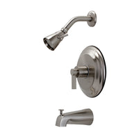 Thumbnail for Kingston Brass Nuvofusion Tub and Shower Faucet in Brushed Brass - BNGBath