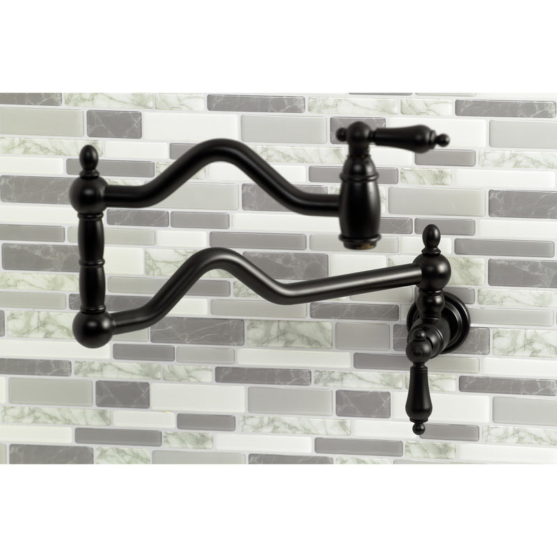 Kingston Brass Heritage Two-Handle Pot Filler - BNGBath