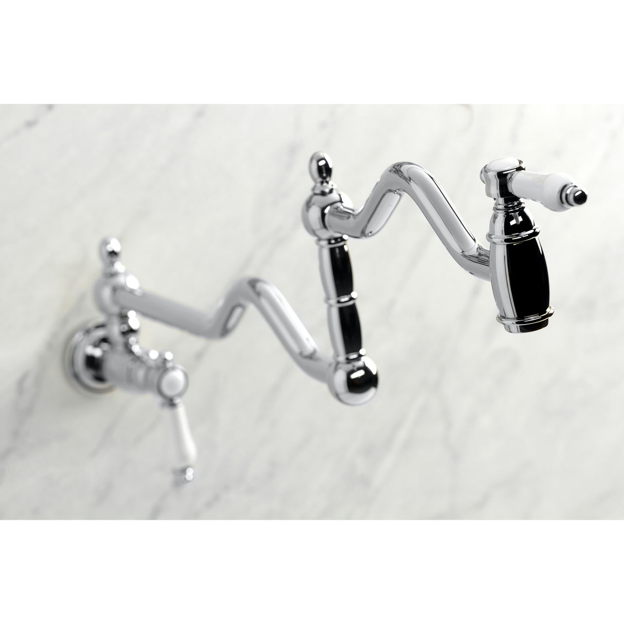 Kingston Brass Bel-Air Two-Handle Pot Filler in Polished Chrome - BNGBath