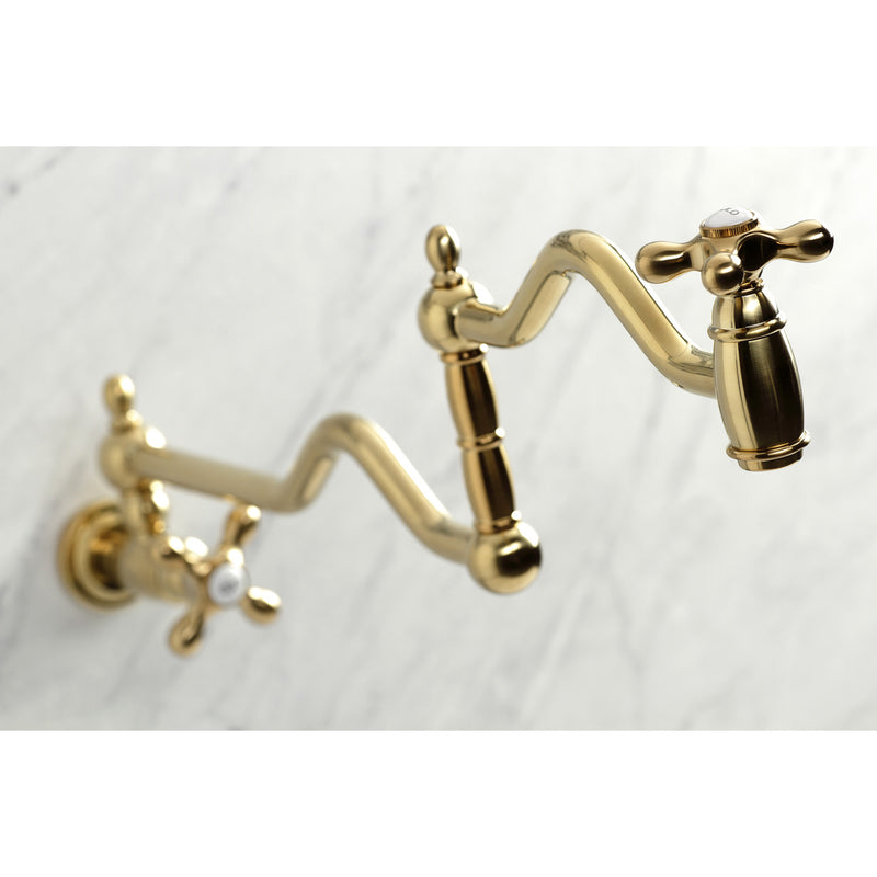 Kingston Brass Heritage Two-Handle Pot Filler - BNGBath