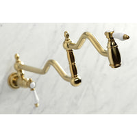 Thumbnail for Kingston Brass Bel-Air Two-Handle Pot Filler in Polished Chrome - BNGBath