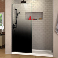 Thumbnail for DreamLine Linea Ombre 34 in. W x 72 in. H Single Panel Frameless Shower Door, Open Entry Design - BNGBath