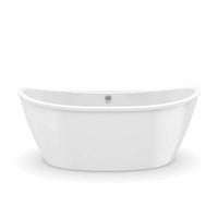 Thumbnail for MAAX 106193-000-002 Delsia 66in x 36in Soaking Bathtub with Center Drain - BNGBath