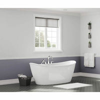 Thumbnail for MAAX 106193-000-002 Delsia 66in x 36in Soaking Bathtub with Center Drain - BNGBath