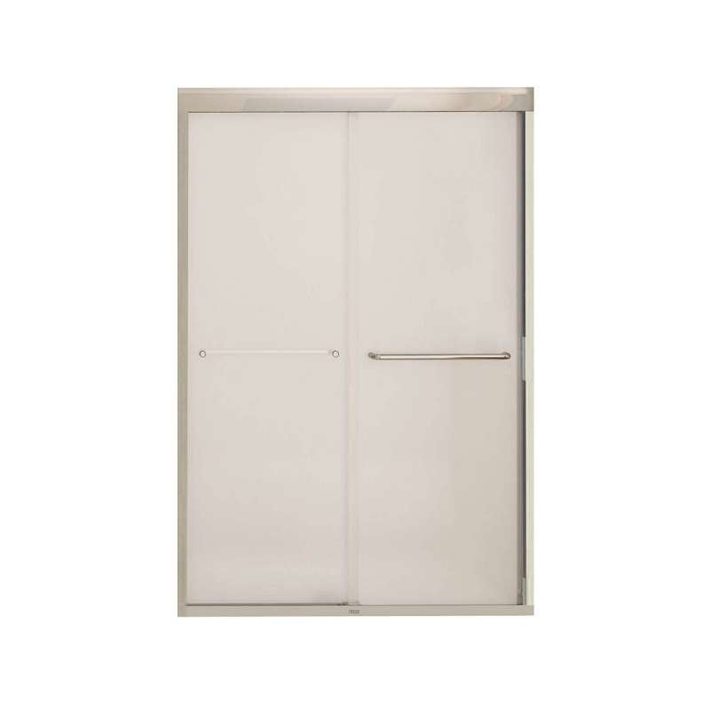 Brushed Nickel Shower Door With 6mm Mistelite Glass MAAX Kameleon 55-59 in.X 71in - BNGBath