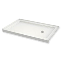 Thumbnail for MAAX B3Round 60in X 36in Rectangular Acrylic Shower Base With Left-Hand Drain - BNGBath