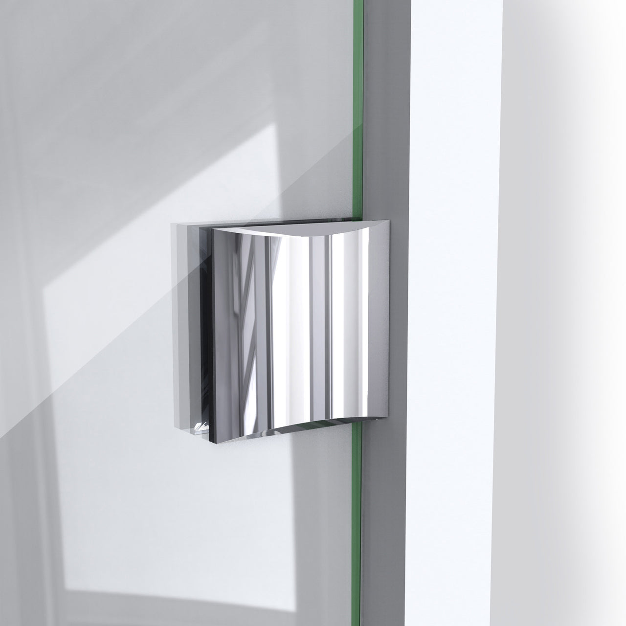 DreamLine Prism Lux 38 in. x 38 in. x 74 3/4 in. H Frameless Hinged Shower Enclosure and SlimLine Shower Base Kit - BNGBath