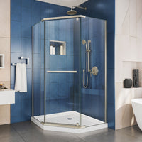Thumbnail for DreamLine Prism 34 1/8 in. x 34 1/8 in. x 72 in. Frameless Pivot Shower Enclosure - BNGBath