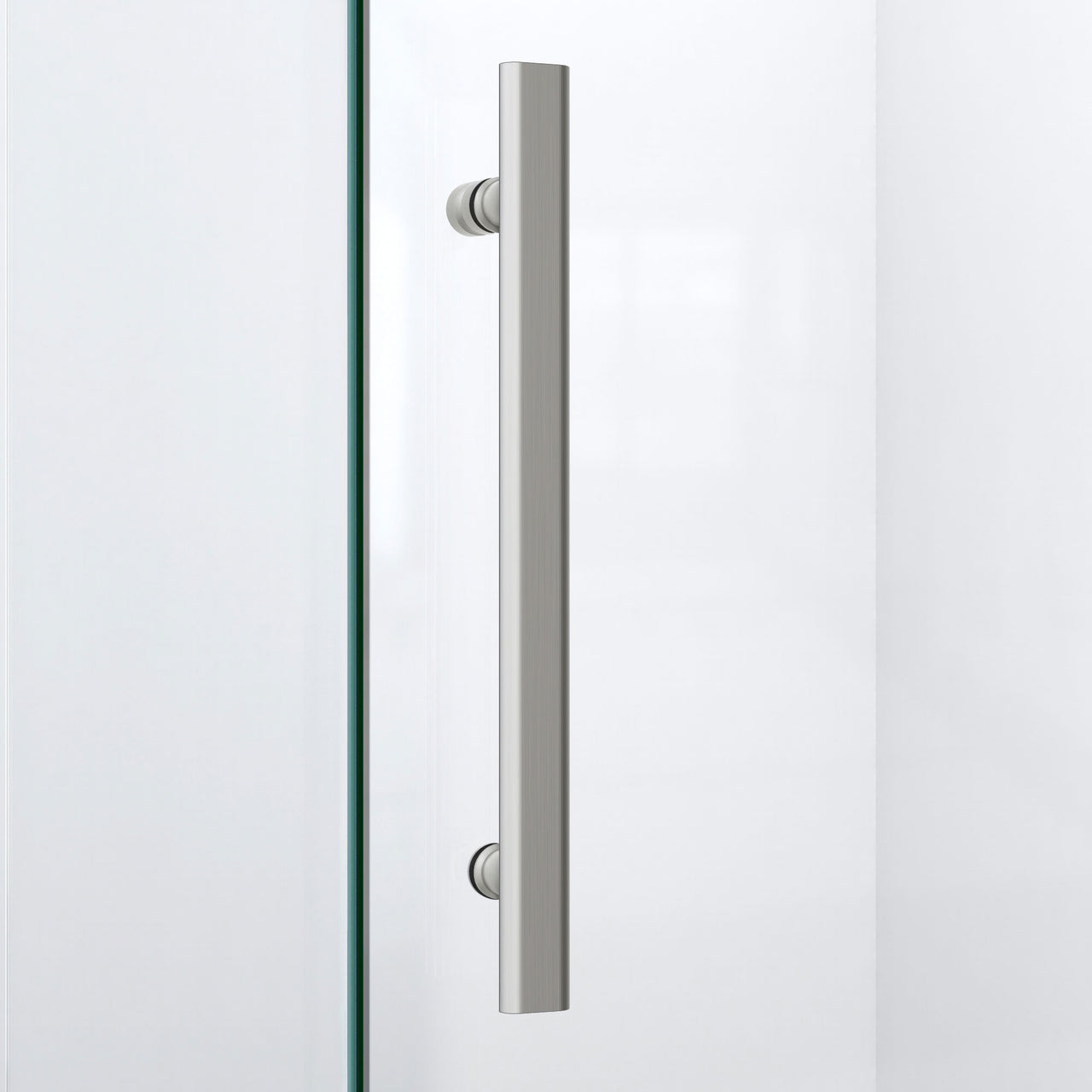 DreamLine Prism Lux 40 in. x 40 in. x 74 3/4 in. H Frameless Hinged Shower Enclosure and SlimLine Shower Base Kit - BNGBath