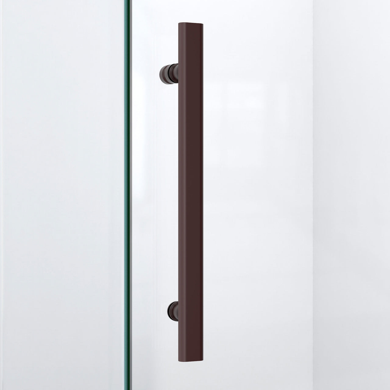 DreamLine Prism Lux 42 in. x 42 in. x 74 3/4 in. H Frameless Hinged Shower Enclosure and SlimLine Shower Base Kit - BNGBath