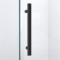 Thumbnail for DreamLine Prism Plus 38 in. x 38 in. x 74 3/4 in. Frameless Hinged Shower Enclosure and SlimLine Shower Base Kit - BNGBath