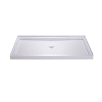 Thumbnail for DreamLine SlimLine 36 in. D x 60 in. W x 2 3/4 in. H Single Threshold Shower Base - BNGBath