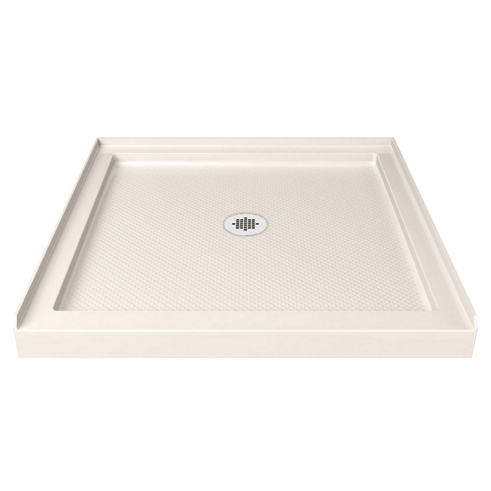 DreamLine SlimLine 36 in. D x 36 in. W x 2 3/4 in. H Single Threshold Shower Base - BNGBath