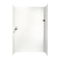 Thumbnail for 36-In x 62-In x 96-In Swanstone Solid Surface Shower Wall Kit - BNGBath