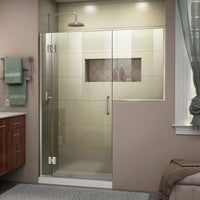 Thumbnail for DreamLine Unidoor-X 71-71 1/2 in. W x 72 in. H Frameless Hinged Shower Door - BNGBath