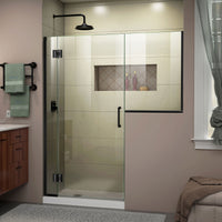 Thumbnail for DreamLine Unidoor-X 68-68 1/2 in. W x 72 in. H Frameless Hinged Shower Door - BNGBath