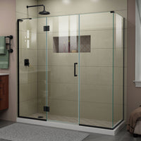 Thumbnail for DreamLine Unidoor-X 70 in. W x 34 3/8 in. D x 72 in. H Frameless Hinged Shower Enclosure - BNGBath