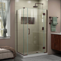 Thumbnail for DreamLine Unidoor-X 39 1/2 in. W x 30 3/8 in. D x 72 in. H Frameless Hinged Shower Enclosure - BNGBath