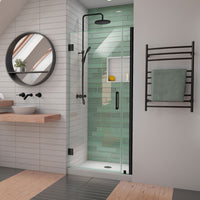 Thumbnail for DreamLine Unidoor-LS 33-34 in. W x 72 in. H Frameless Hinged Shower Door - BNGBath