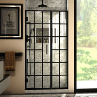 Thumbnail for DreamLine Unidoor Toulon 40-40 1/2 in. W x 72 in. H Frameless Hinged Shower Door - BNGBath