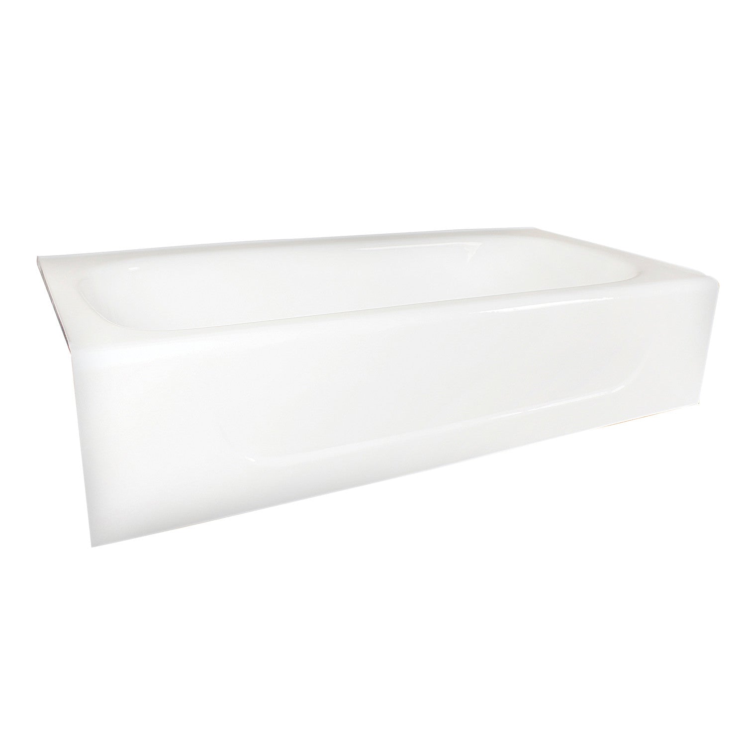 Aqua Eden VCTAP603015L Cast Iron Alcove Bath Tub 60 x 30 x 15 – BNGBath
