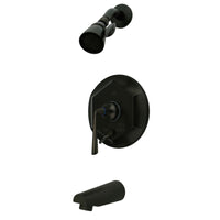 Thumbnail for Kingston Brass KB46350ZL Silver Sage Tub & Shower Faucet with Diverter, Oil Rubbed Bronze - BNGBath