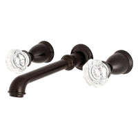Thumbnail for Kingston Brass KS7025WCL Celebrity Wall Mount Roman Tub Faucet, Oil Rubbed Bronze - BNGBath