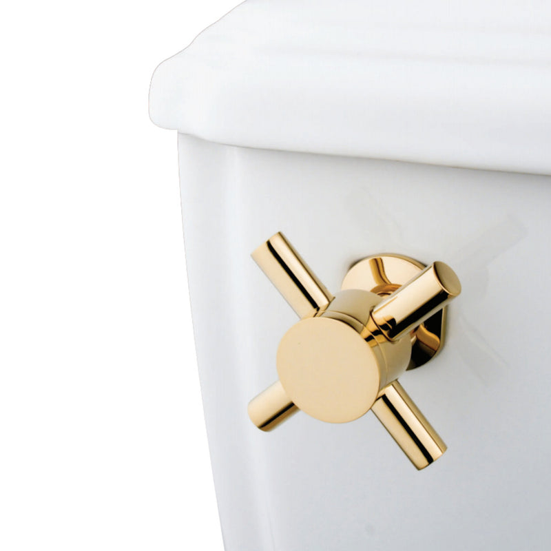 Kingston Brass KTDX2 Concord Front Mount Toilet Tank Lever, Polished Brass - BNGBath