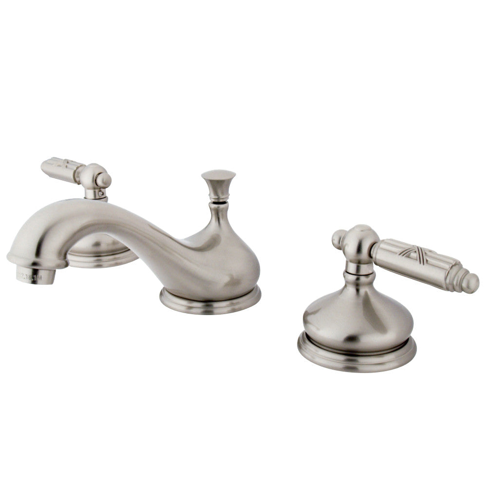 Kingston Brass KS1168GL 8 in. Widespread Bathroom Faucet, Brushed Nickel - BNGBath