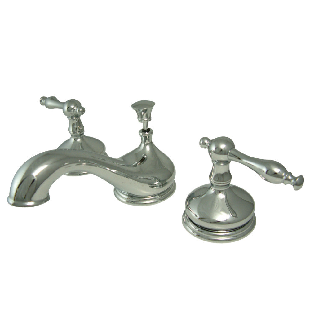 Kingston Brass KS1161NL 8 in. Widespread Bathroom Faucet, Polished Chrome - BNGBath