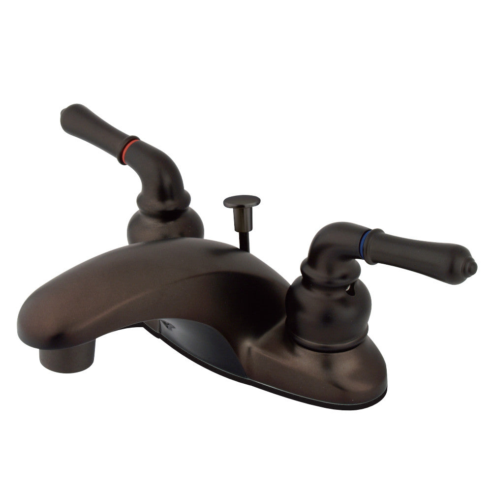 Kingston Brass KB625 4 in. Centerset Bathroom Faucet, Oil Rubbed Bronze - BNGBath