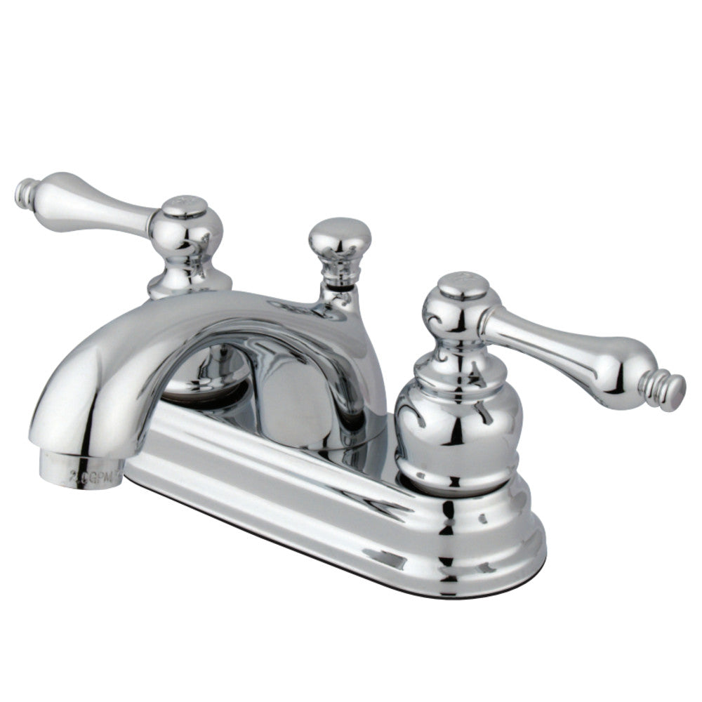 Kingston Brass KB2601AL 4 in. Centerset Bathroom Faucet, Polished Chrome - BNGBath