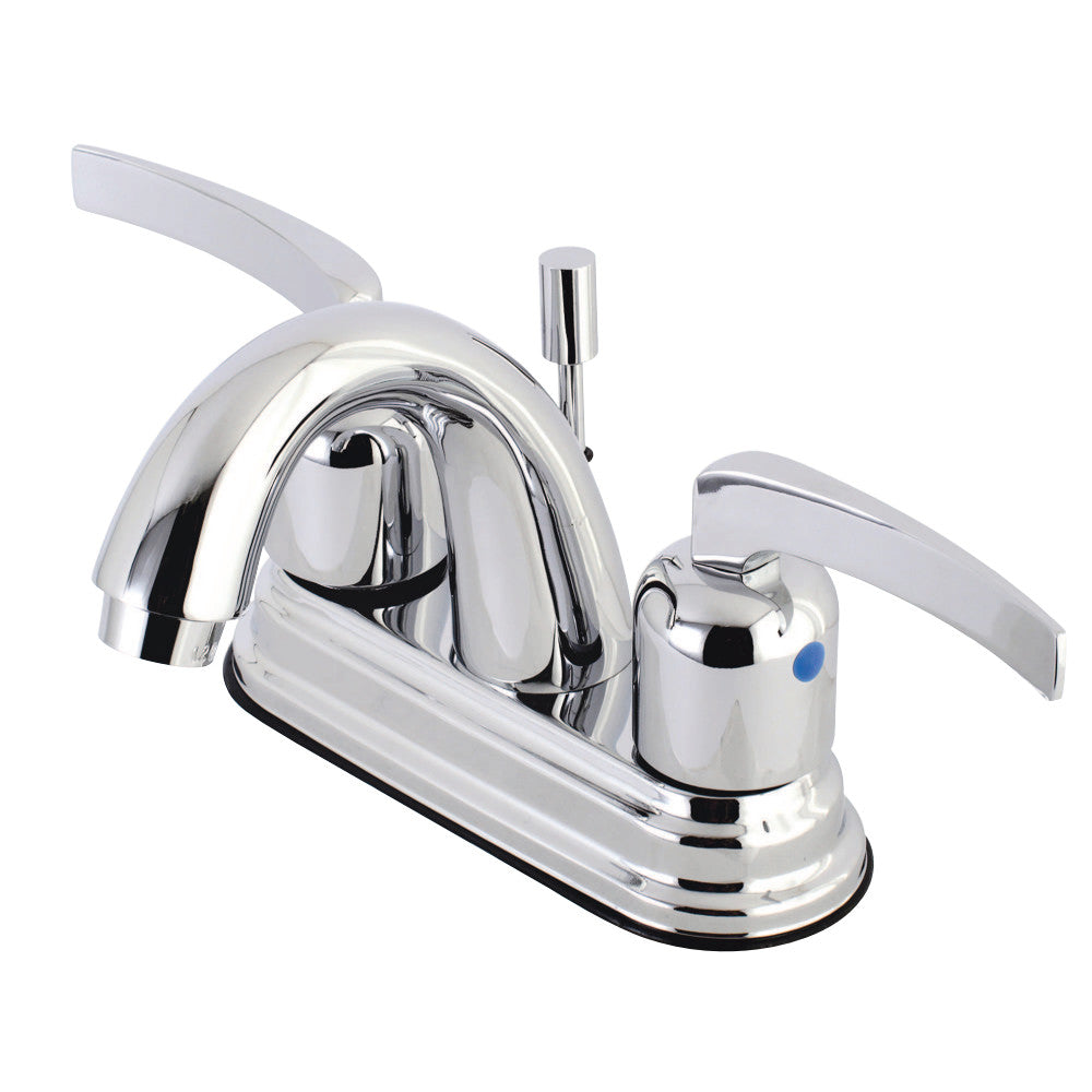 Kingston Brass KB8611EFL 4 in. Centerset Bathroom Faucet, Polished Chrome - BNGBath