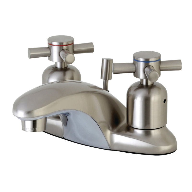 Kingston Brass FB8628DX 4 in. Centerset Bathroom Faucet, Brushed Nickel - BNGBath