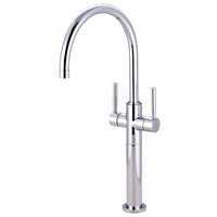 Thumbnail for Kingston Brass KS8091DL Vessel Sink Faucet, Polished Chrome - BNGBath