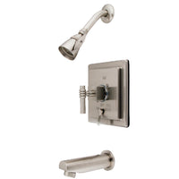 Thumbnail for Kingston Brass KB86580QL Tub and Shower Faucet, Brushed Nickel - BNGBath