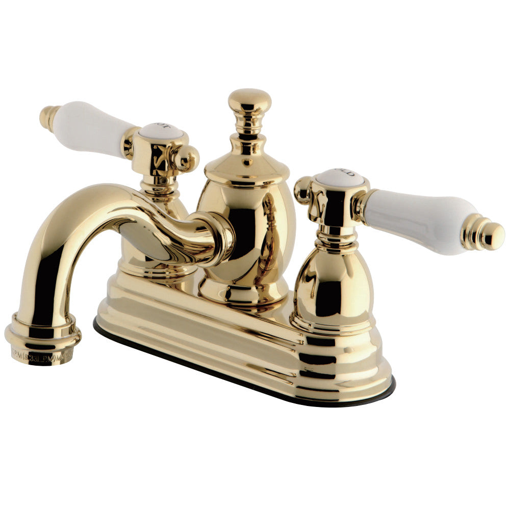 Kingston Brass KS7102BPL 4 in. Centerset Bathroom Faucet, Polished Brass - BNGBath