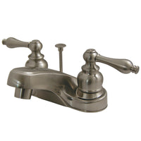 Thumbnail for Kingston Brass GKB258AL 4 in. Centerset Bathroom Faucet, Brushed Nickel - BNGBath