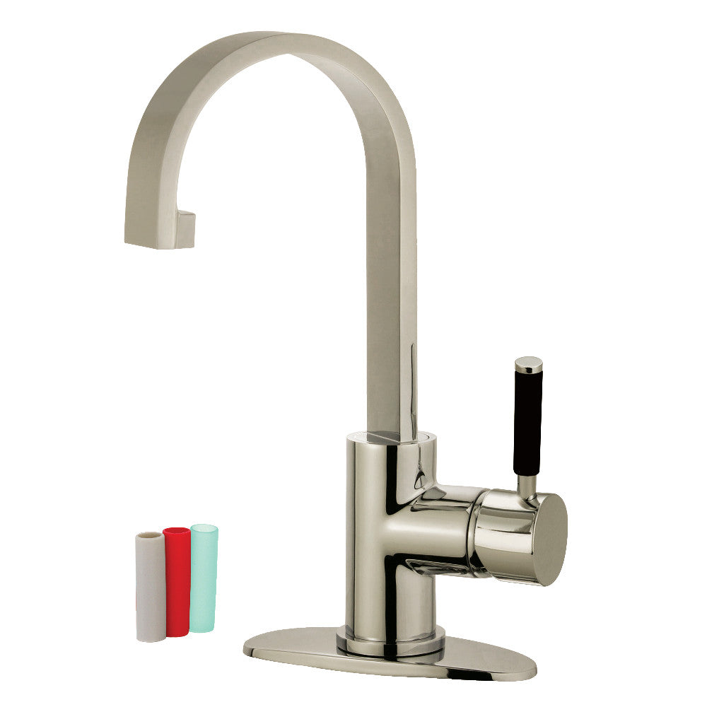 Fauceture LS8218DKL Kaiser Single-Handle Bathroom Faucet Drain, Brushed Nickel - BNGBath
