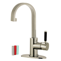 Thumbnail for Fauceture LS8218DKL Kaiser Single-Handle Bathroom Faucet Drain, Brushed Nickel - BNGBath